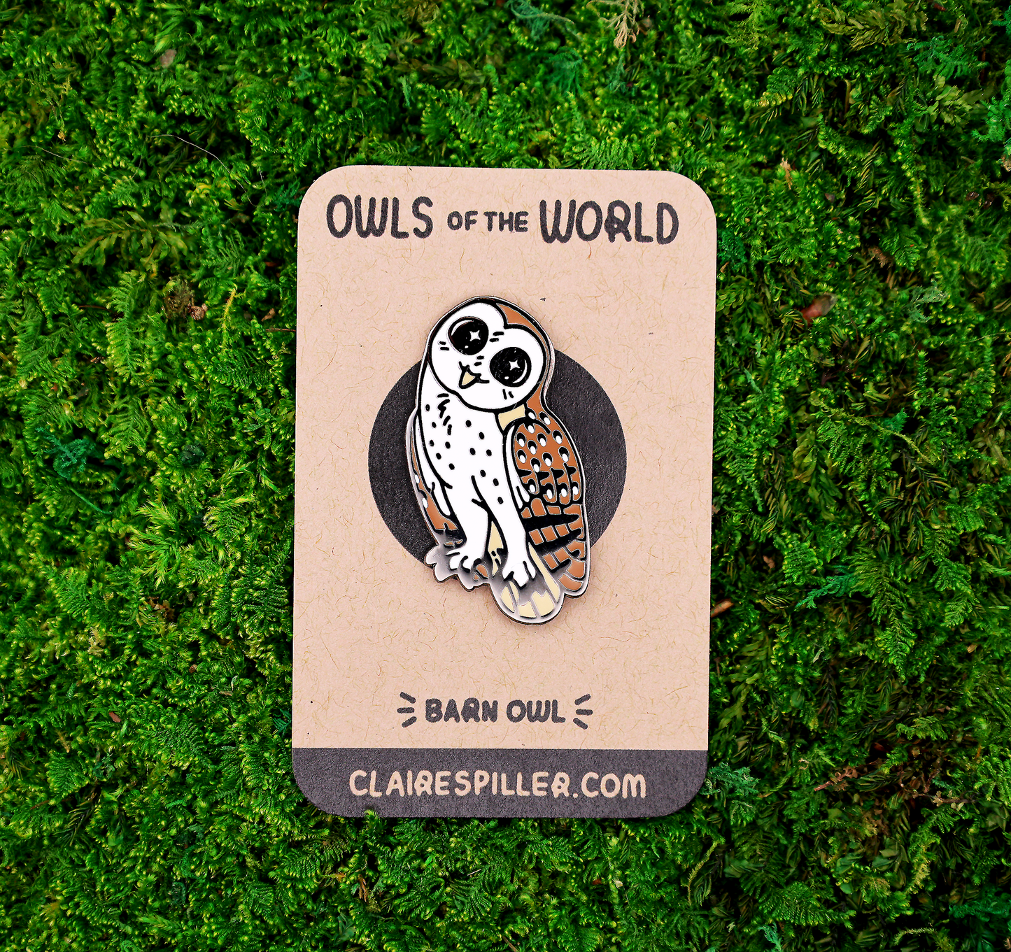 Barn Owl Enamel Pin