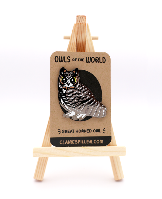 *LIMITED EDITION* Great Horned Owl Enamel Pin