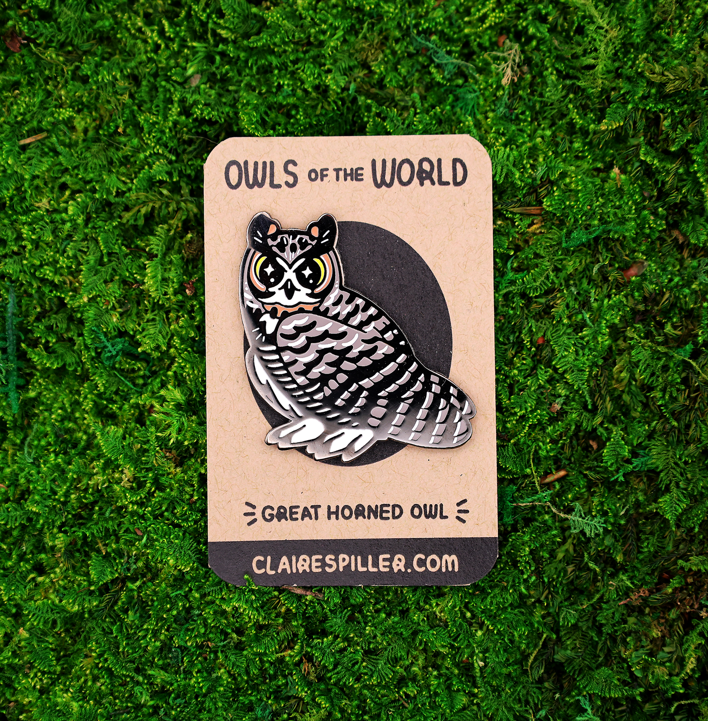 *LIMITED EDITION* Great Horned Owl Enamel Pin