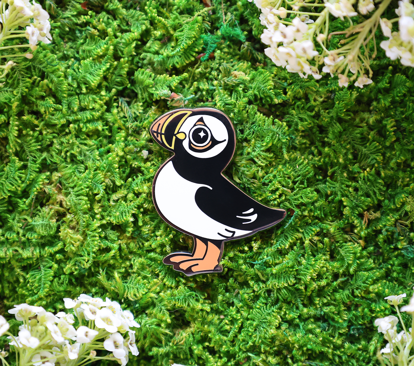 Atlantic Puffin Enamel Pin