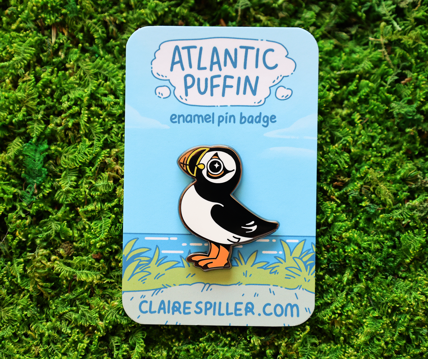 Atlantic Puffin Enamel Pin