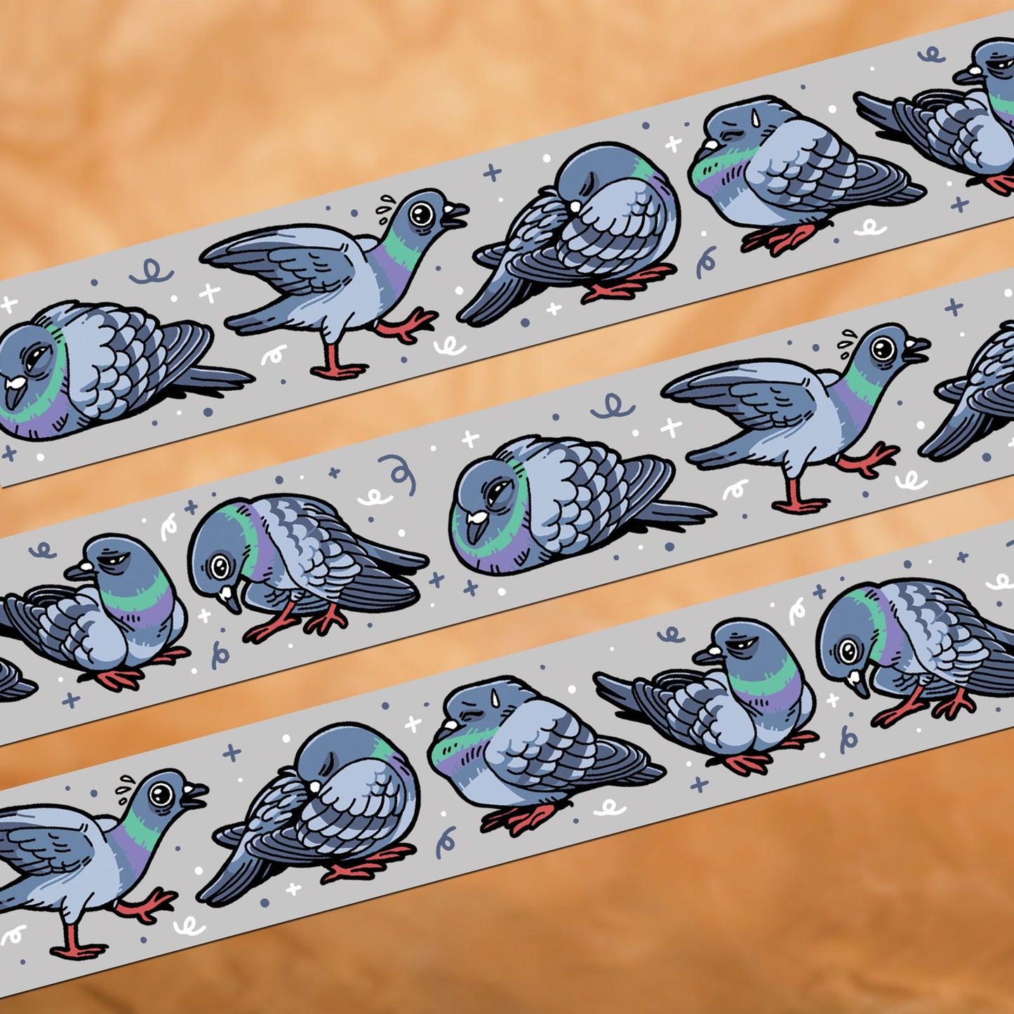 Tired Pigeon Washi Tape