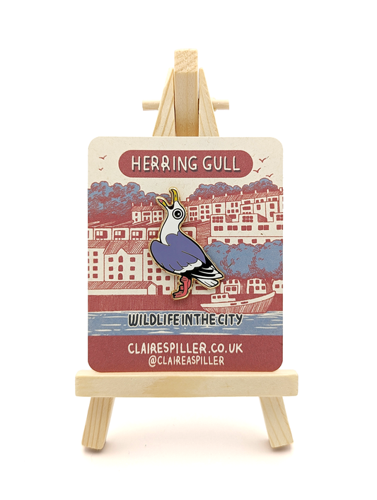 Herring Gull Enamel Pin