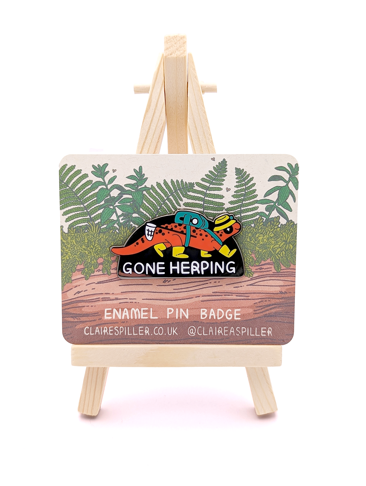 Gone Herping Enamel Pin