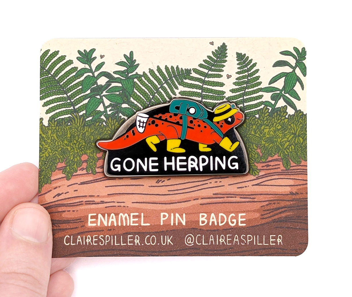 Gone Herping Enamel Pin