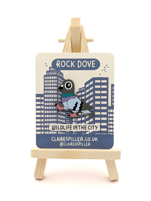 Rock Dove Enamel Pin