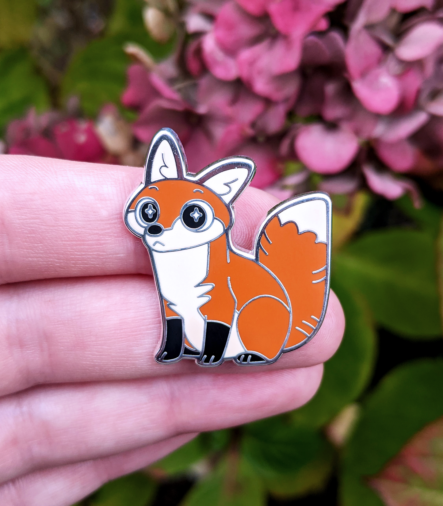 Fox Enamel Pin