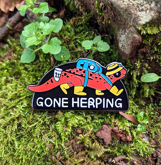 Gone Herping Enamel Pin